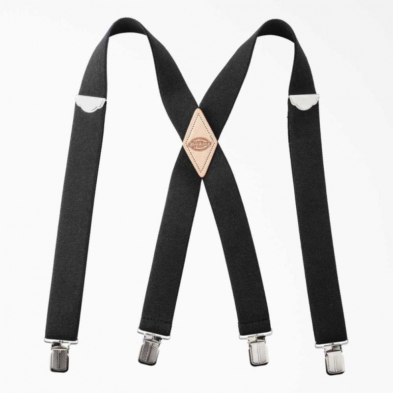 Dickies Pracovní Suspenders Černé | CZ0001062