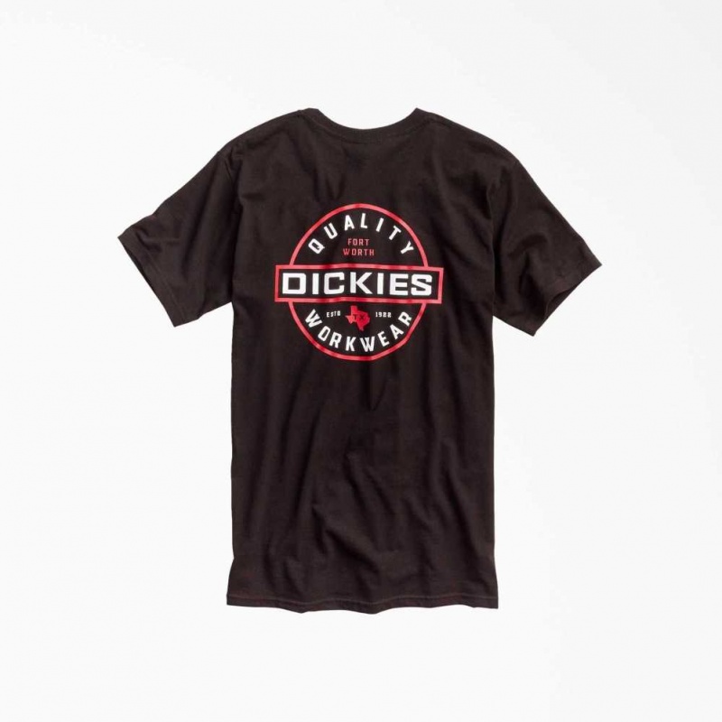 Dickies Quality Workwear Grafická T-Shirt Černé | CZ0000544