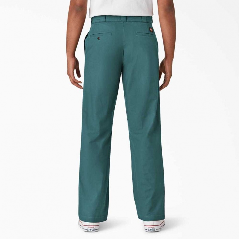 Dickies Regular Fit Twill & Ripstop Pants Zelene | CZ0001468