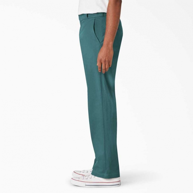 Dickies Regular Fit Twill & Ripstop Pants Zelene | CZ0001468