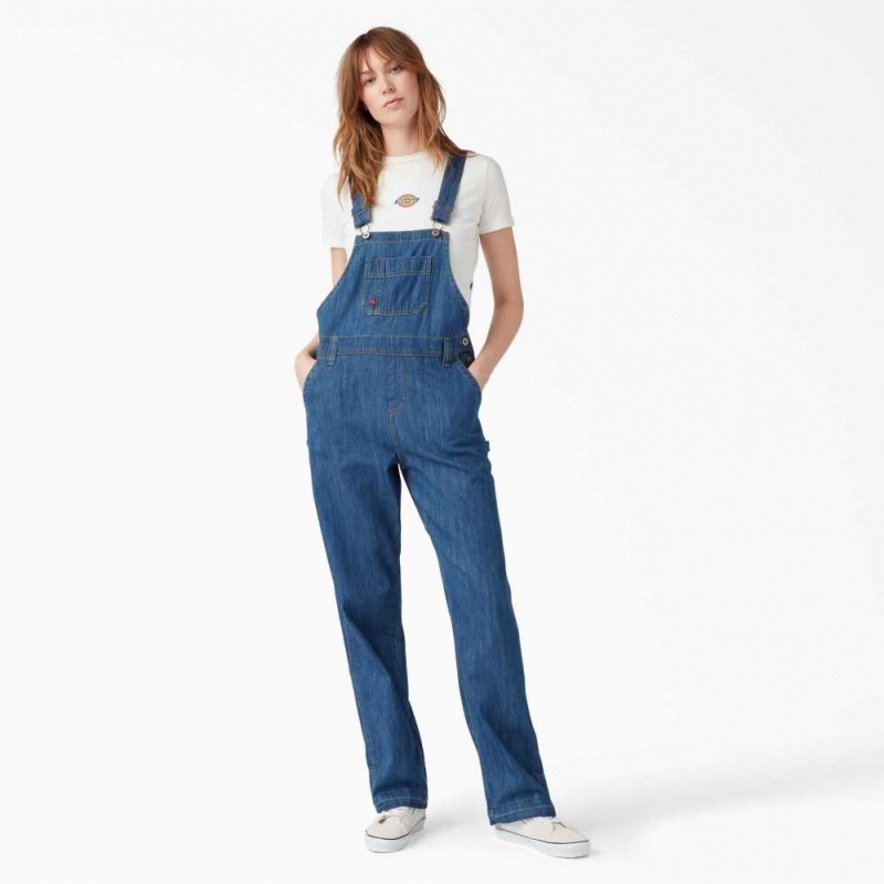 Dickies Relaxed Fit Bib Overalls Blankyt | CZ0001601