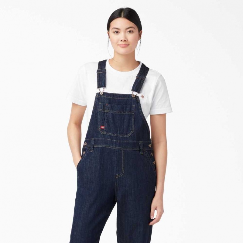 Dickies Relaxed Fit Bib Overalls Tmavě Indigo | CZ0001570