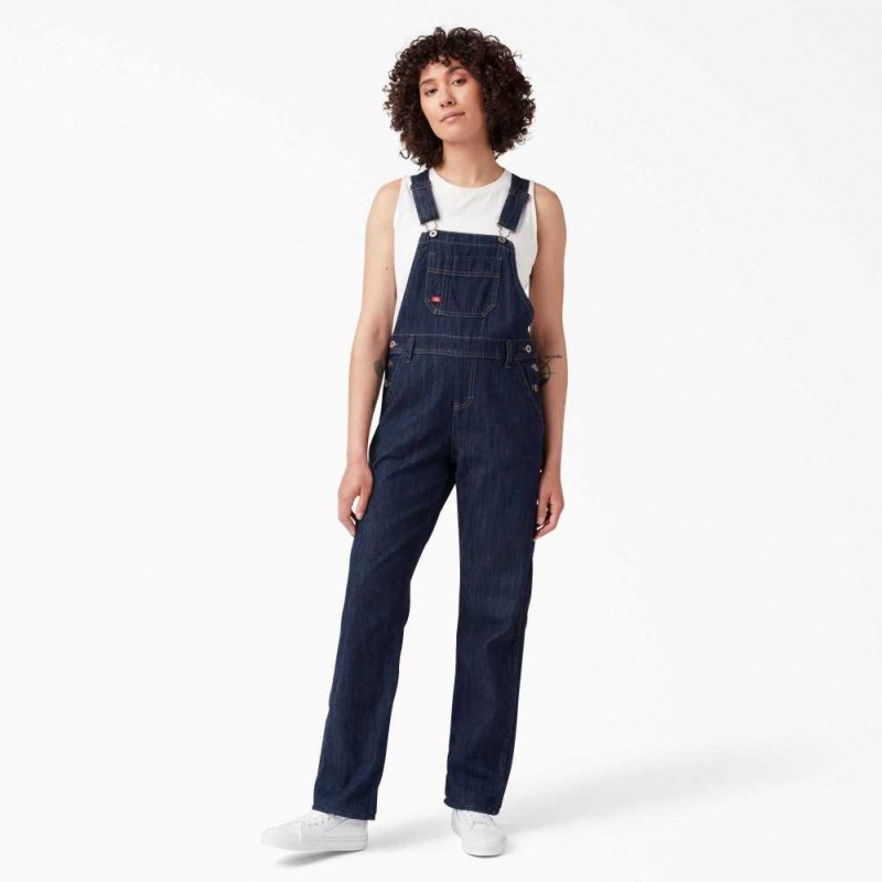 Dickies Relaxed Fit Bib Overalls Tmavě Indigo | CZ0001570