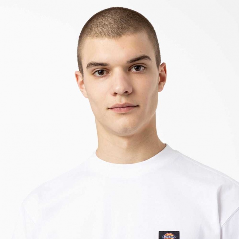 Dickies Skateboarding Mount Vista T-Shirt Bílé | CZ0001001