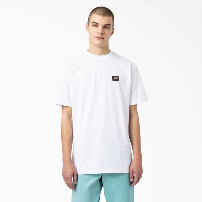 Dickies Skateboarding Mount Vista T-Shirt Bílé | CZ0001001