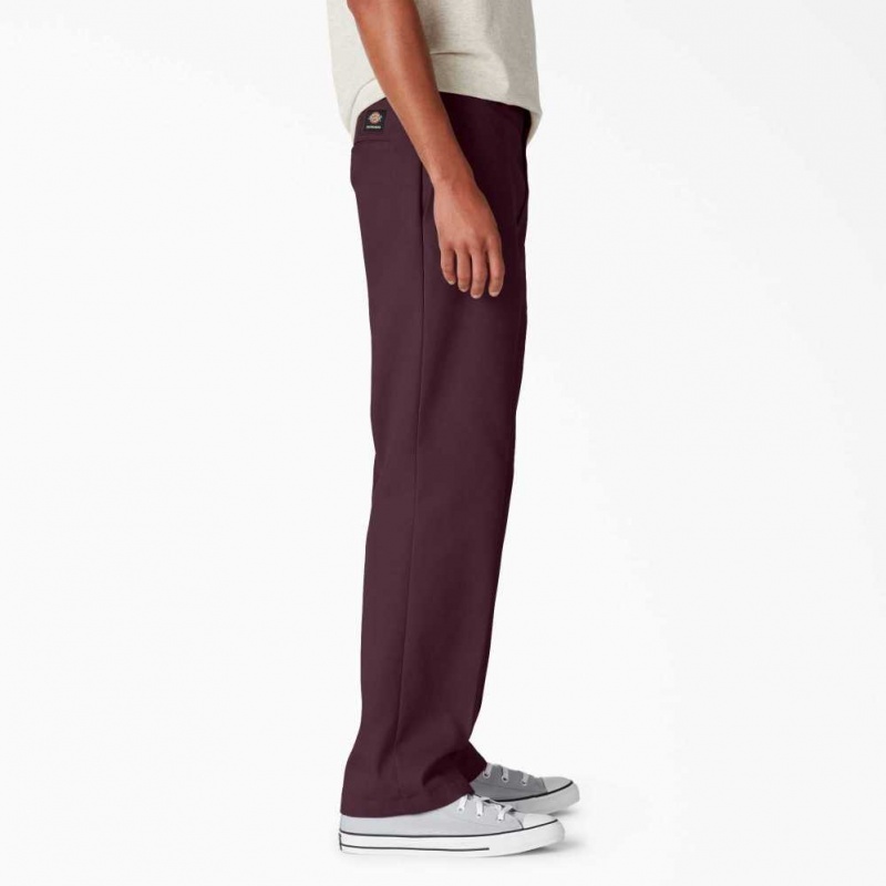 Dickies Skateboarding Regular Fit Twill Pants Vínové | CZ0001162