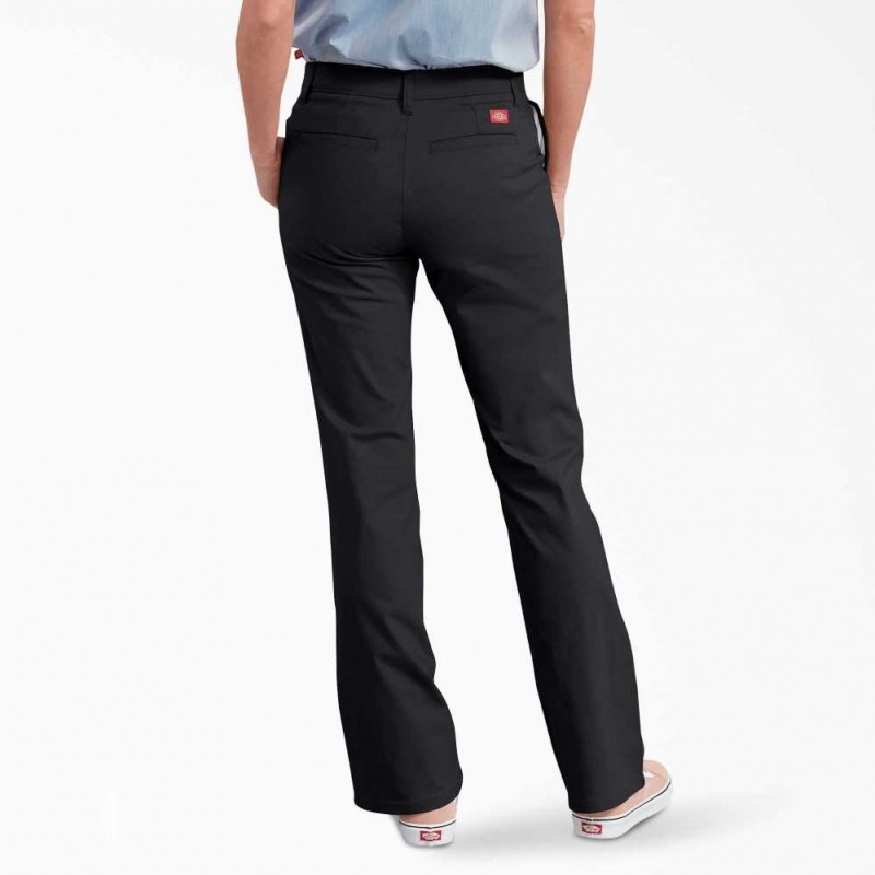 Dickies Slim Fit Bootcut Pants Černé | CZ0000022