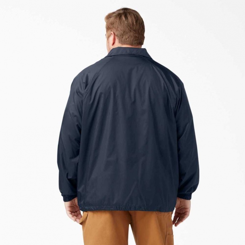 Dickies Snap Front Jacket Tmavě Tmavě Blankyt | CZ0001751