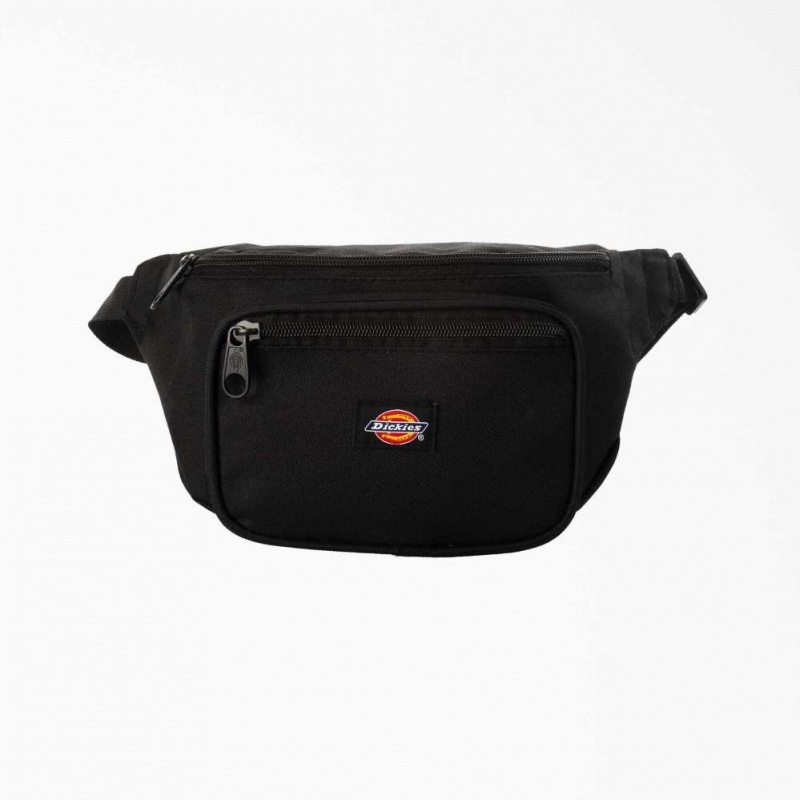 Dickies Solid Color Fanny Pack Černé | CZ0002106