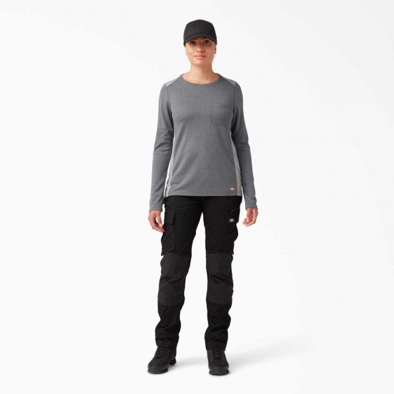 Dickies Temp-iQ® 365 Long Sleeve T-Shirt Tmavě | CZ0000679