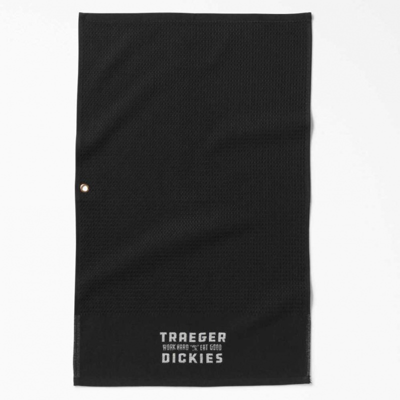 Dickies Traeger x Dickies Grilling Towel Černé | CZ0002553