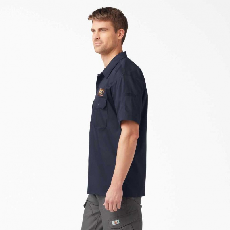 Dickies Traeger x Dickies Ultimate Grilling Shirt Tmavě Tmavě Blankyt | CZ0001218