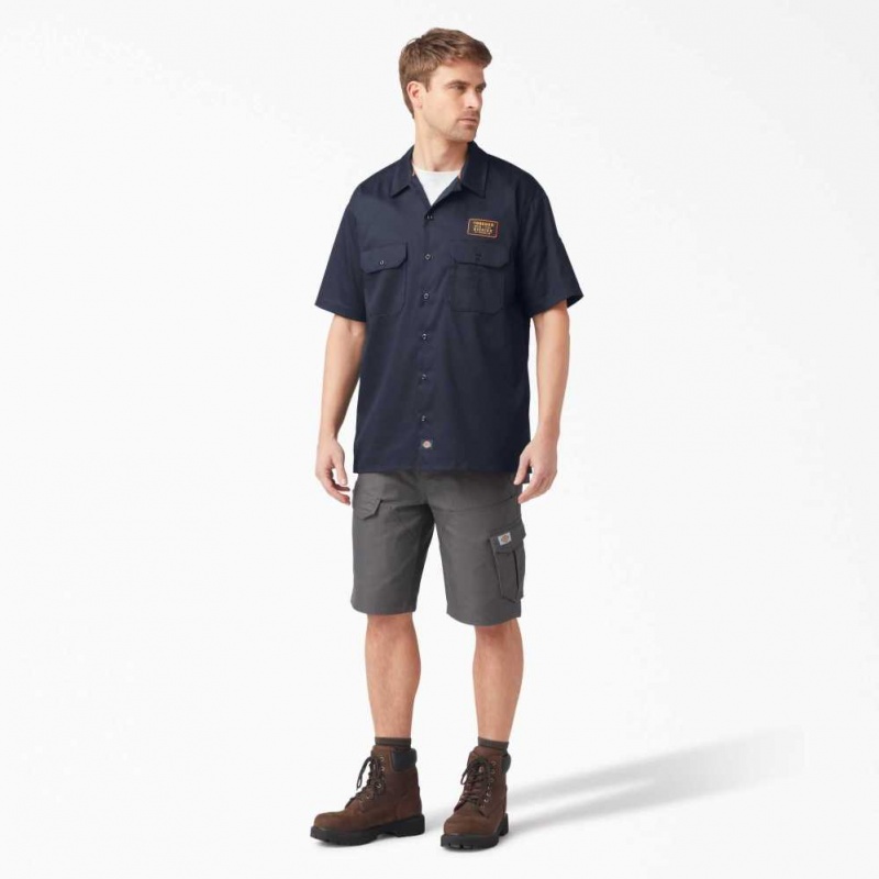 Dickies Traeger x Dickies Ultimate Grilling Shirt Tmavě Tmavě Blankyt | CZ0001218