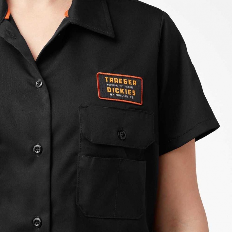 Dickies Traeger x Dickies Ultimate Grilling Shirt Černé | CZ0000346