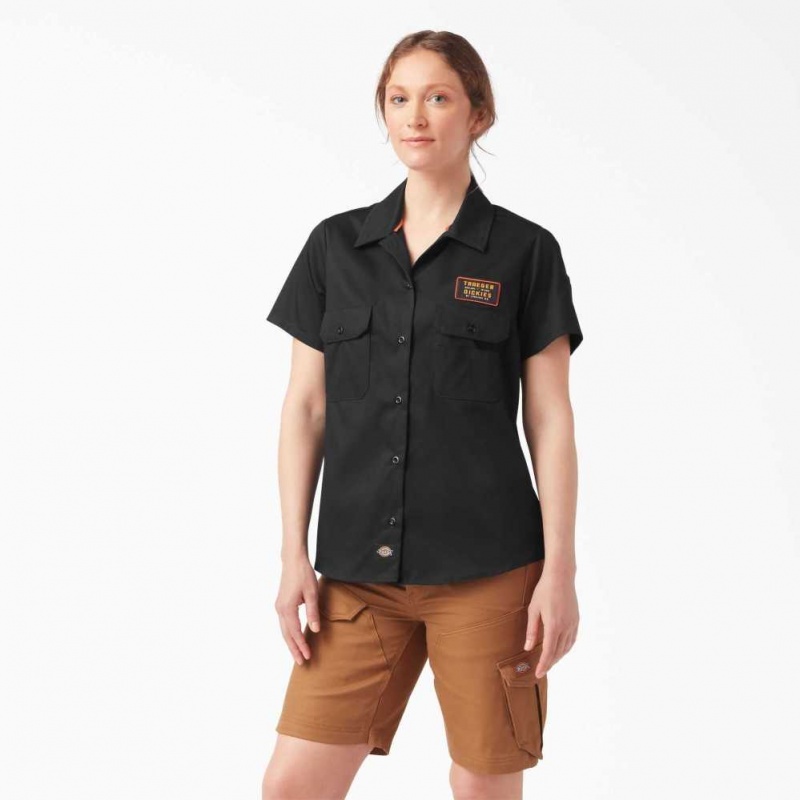 Dickies Traeger x Dickies Ultimate Grilling Shirt Černé | CZ0000346