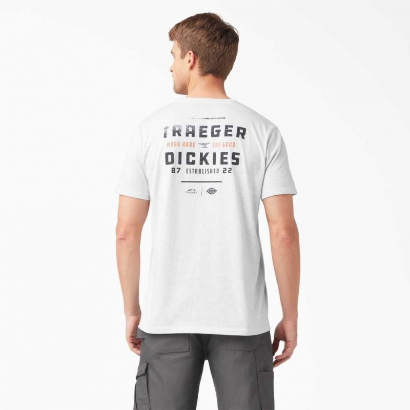 Dickies Traeger x Dickies Ultimate Grilling T-Shirt Ash Gray | CZ0000483