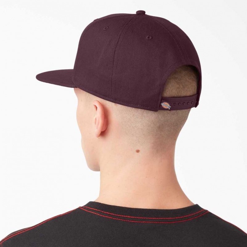 Dickies Twill Byty Bill Cap Vínové | CZ0002065