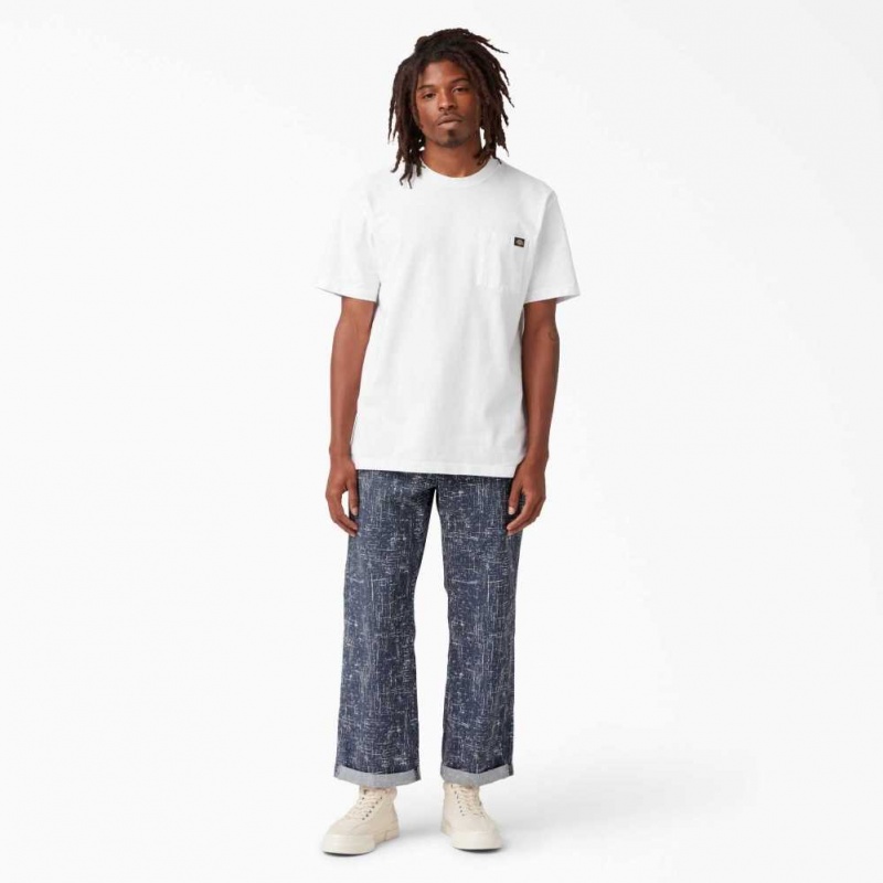 Dickies Twill Cuffed Pracovní Pants Tmavě Blankyt | CZ0001550