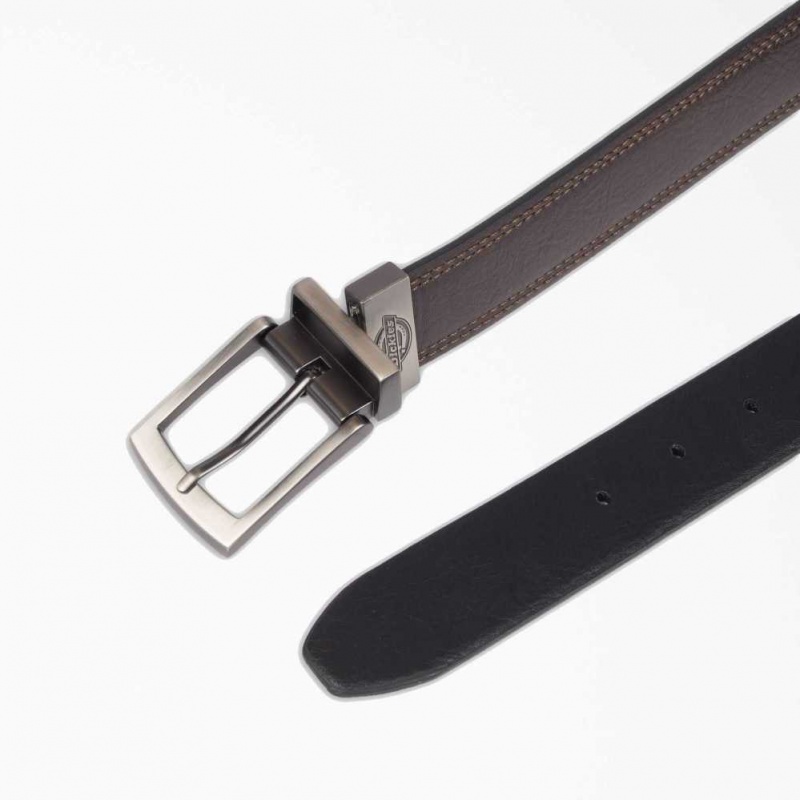 Dickies Two-In-One Reversible Stretch Belt Tan | CZ0002522