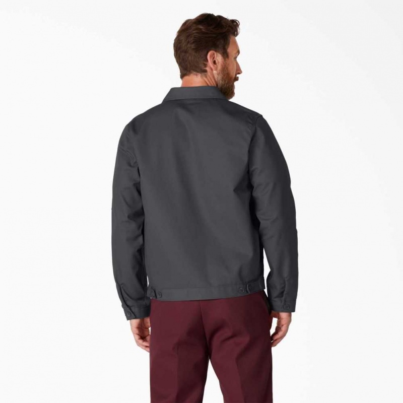 Dickies Unlined Eisenhower Jacket Charcoal Gray | CZ0001737