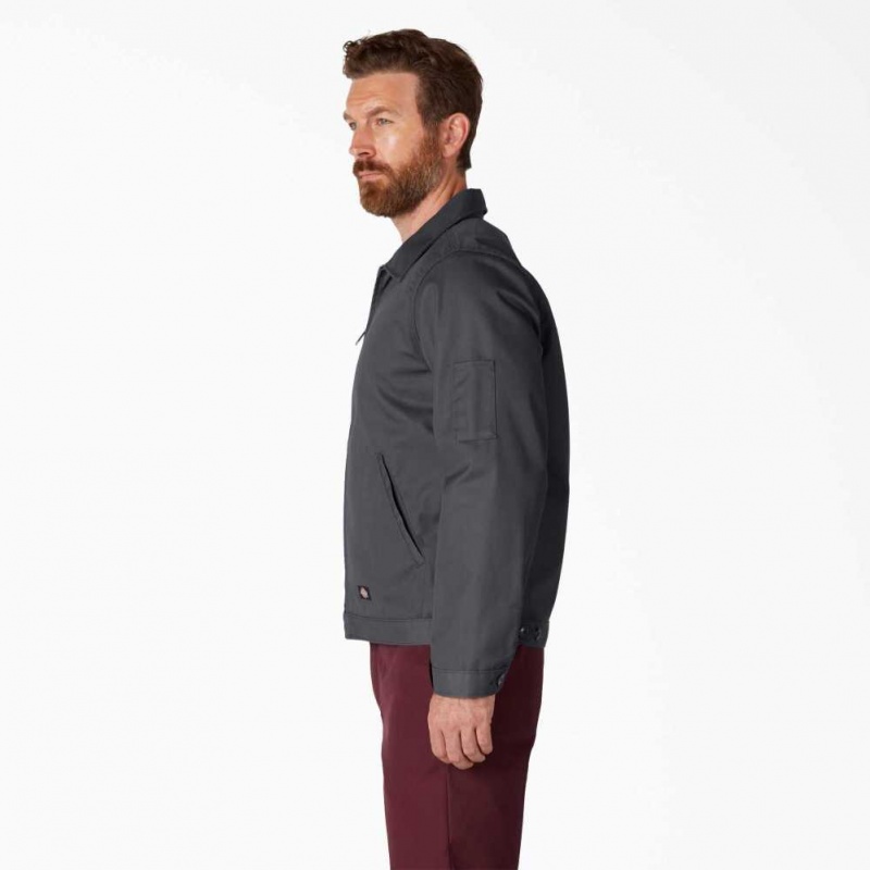 Dickies Unlined Eisenhower Jacket Charcoal Gray | CZ0001737