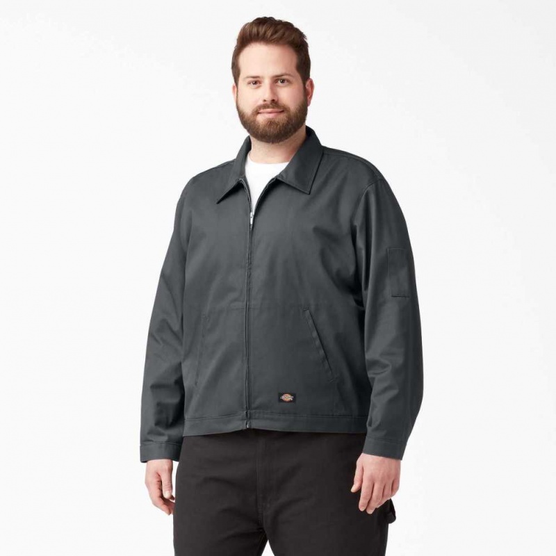 Dickies Unlined Eisenhower Jacket Charcoal Gray | CZ0001737