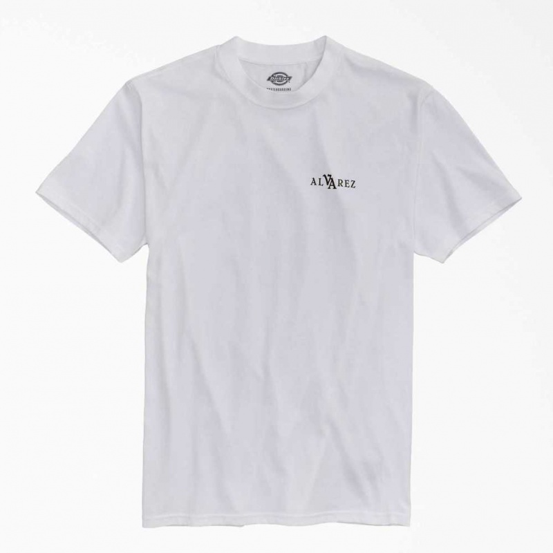 Dickies Vincent Alvarez Grafická T-Shirt Bílé | CZ0001021