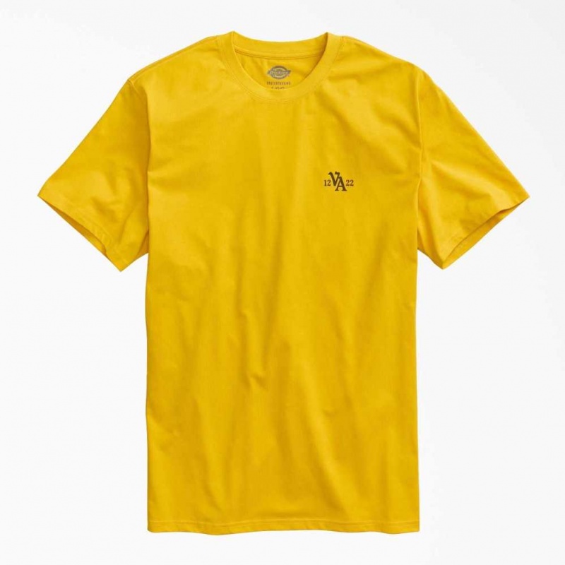 Dickies Vincent Alvarez Grafická T-Shirt Golden Rod | CZ0000783