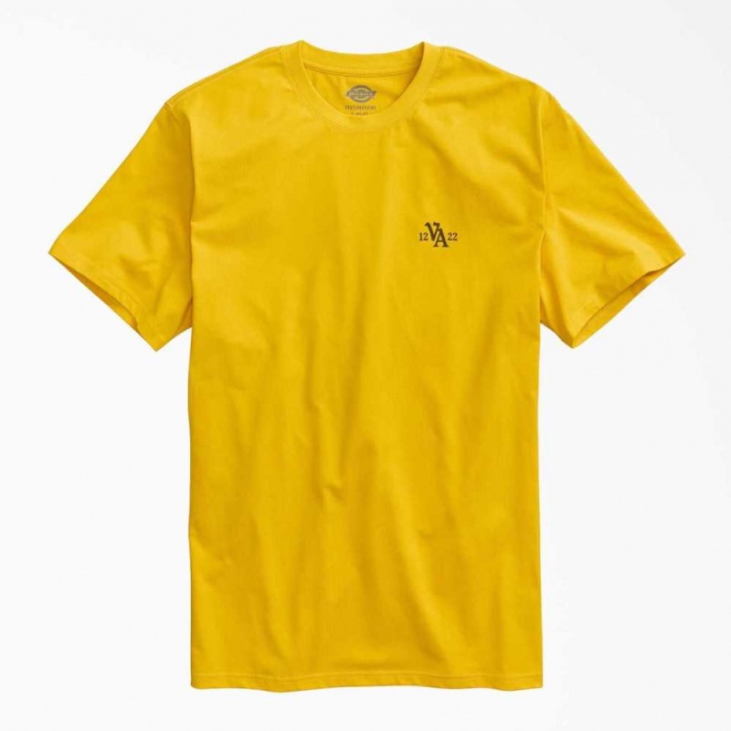 Dickies Vincent Alvarez Grafická T-Shirt Golden Rod | CZ0000783