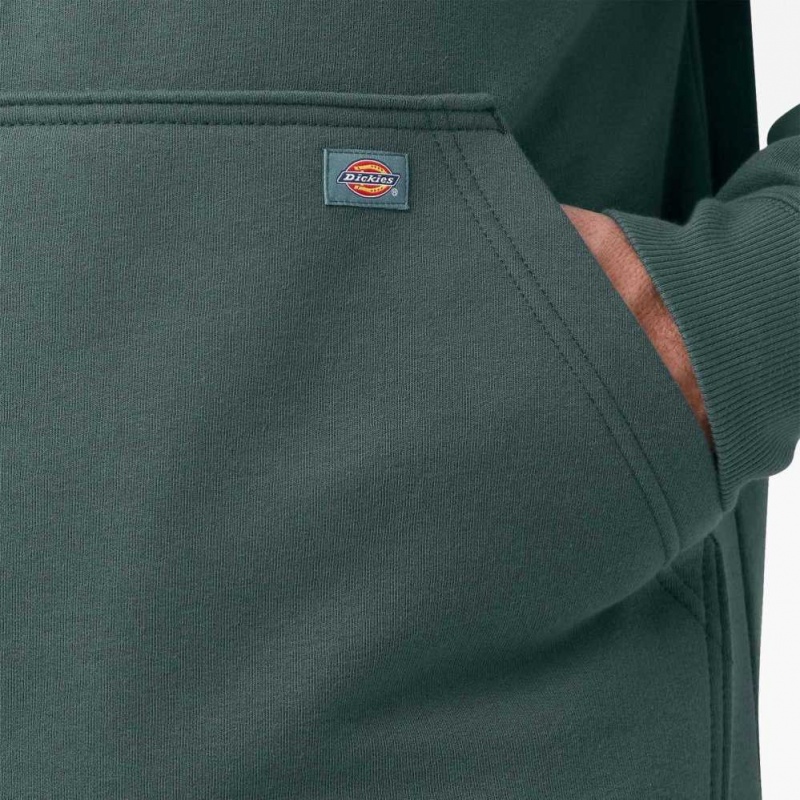 Dickies Vody Repellent Logo Sleeve Hoodie Zelene | CZ0001913