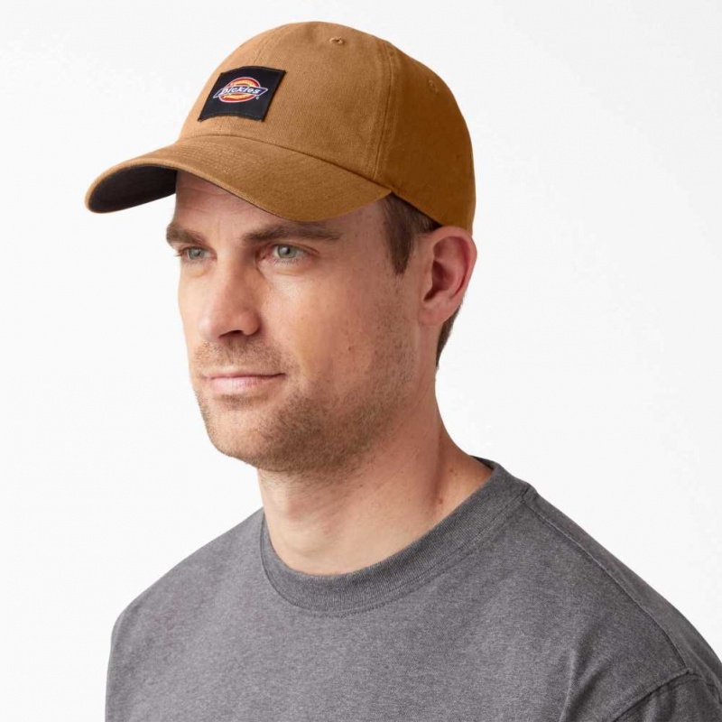 Dickies Washed Platene Cap Hnědé | CZ0001995