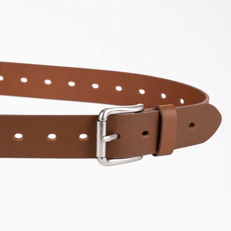 Dickies Women's Perforated Læder Belt Tmavě | CZ0002513