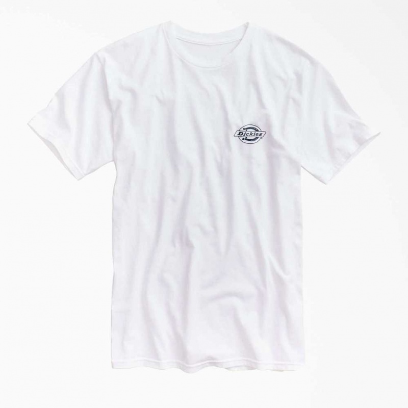 Dickies Worldwide Workwear Grafická T-Shirt Bílé | CZ0001022