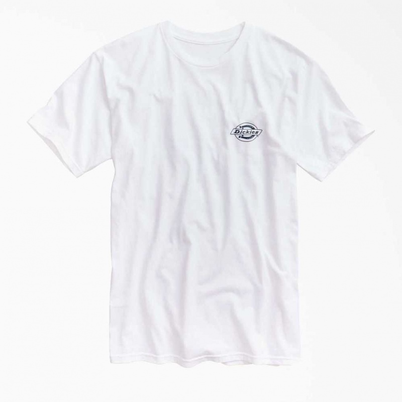 Dickies Worldwide Workwear Grafická T-Shirt Bílé | CZ0001022